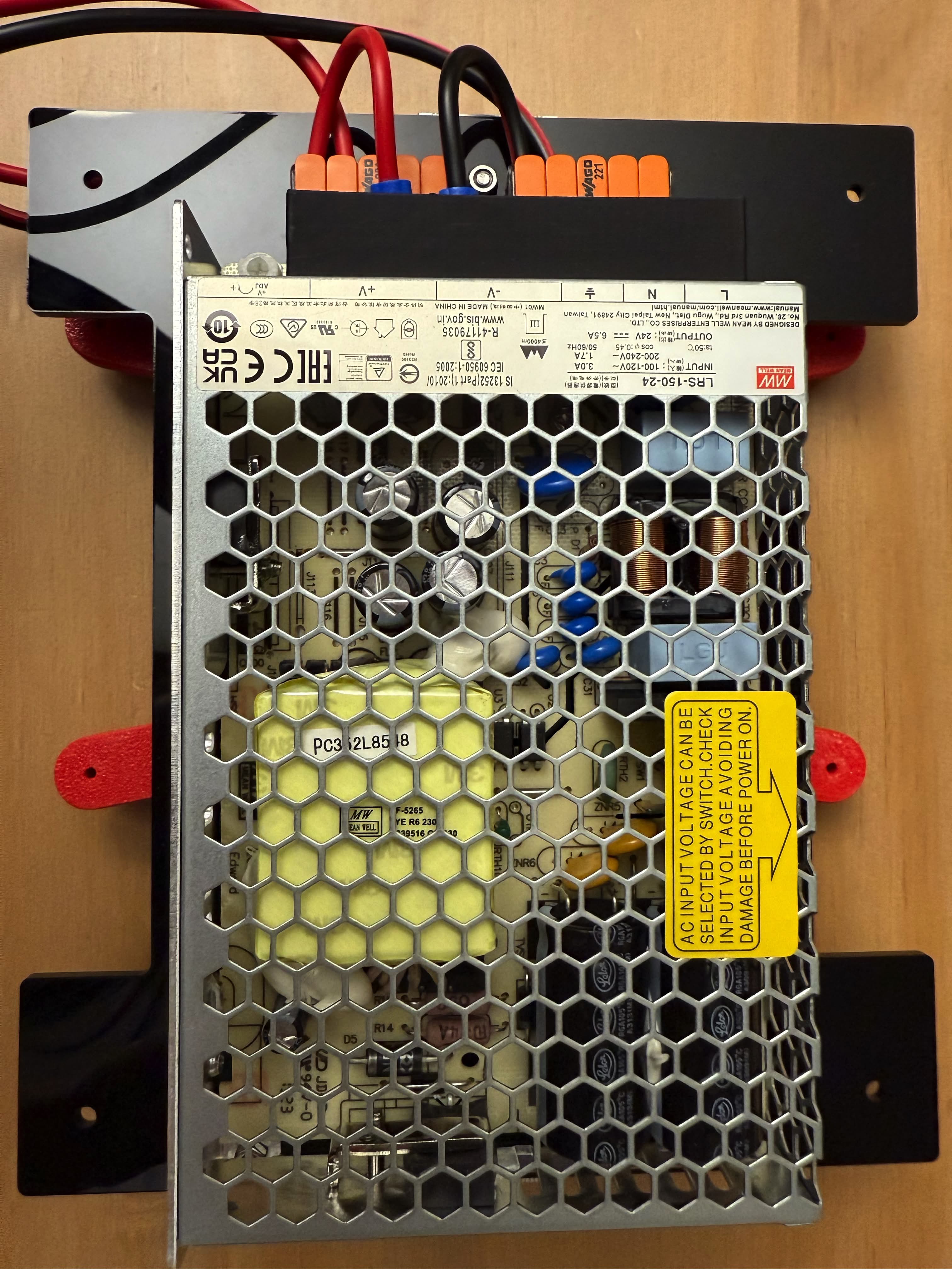 Power supply side board side