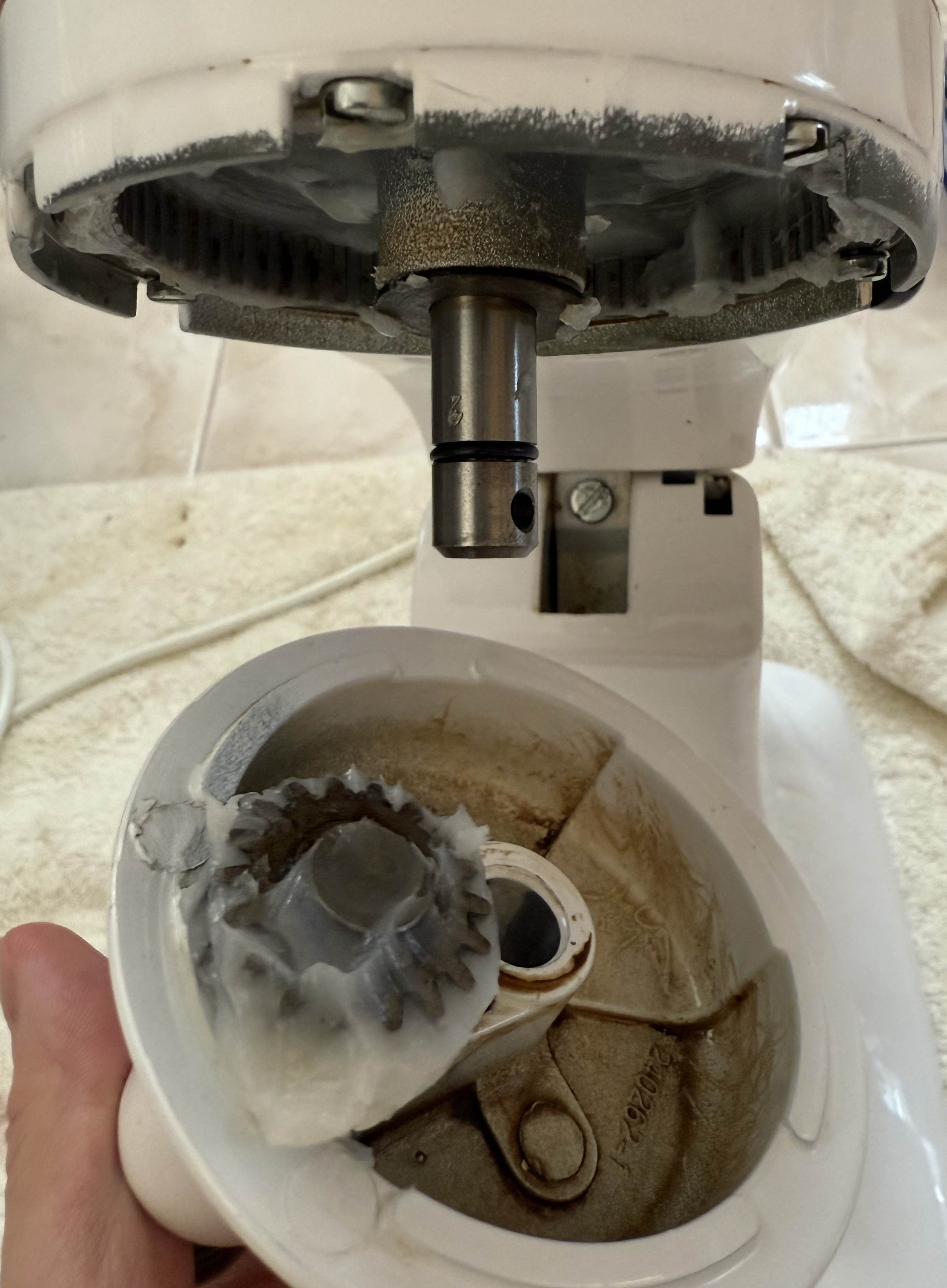 Greased planetary gear