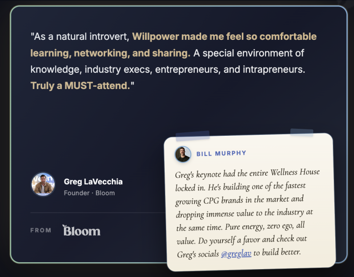 Bloom supporting photo