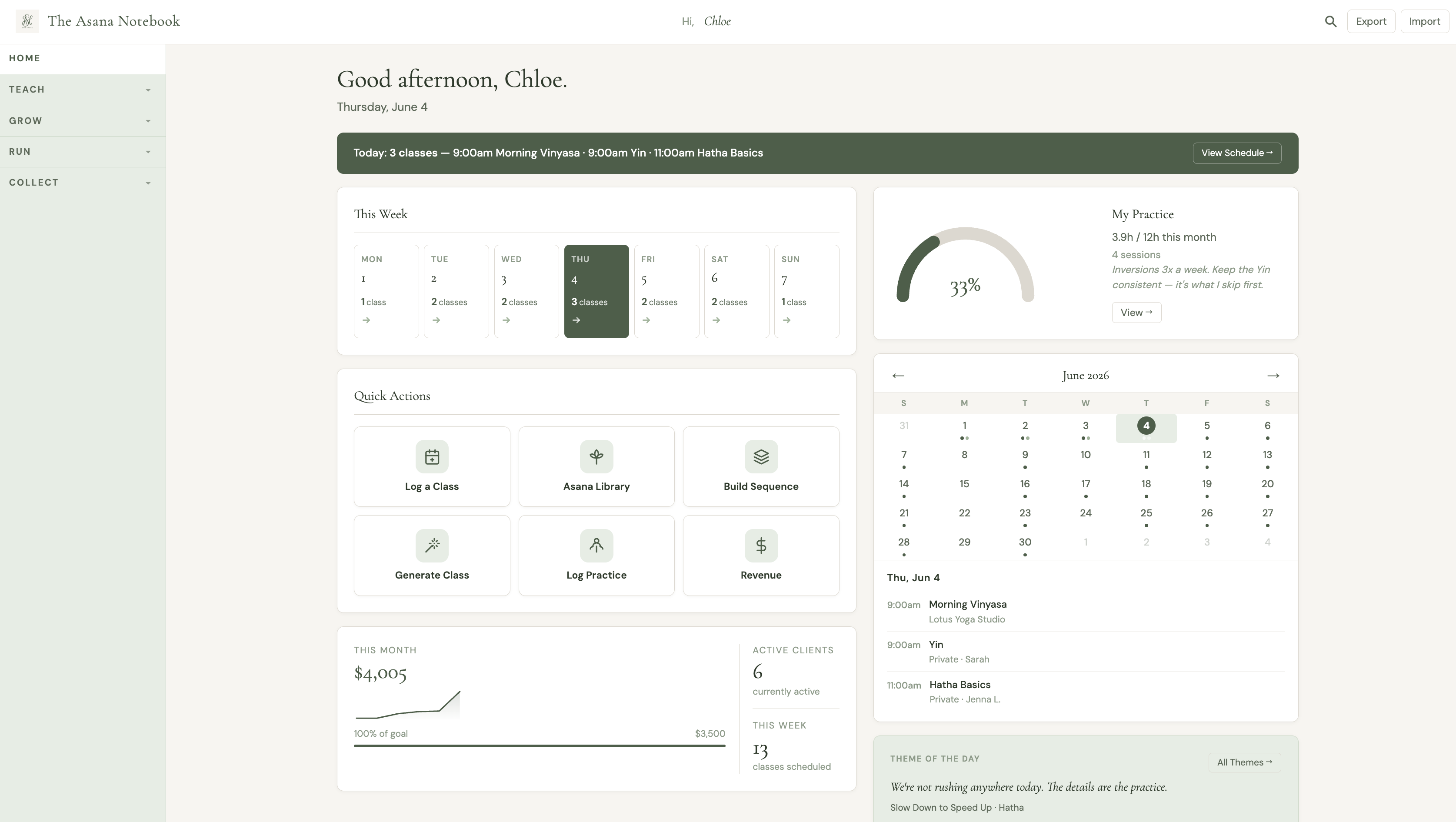 Clients + Business Hub preview