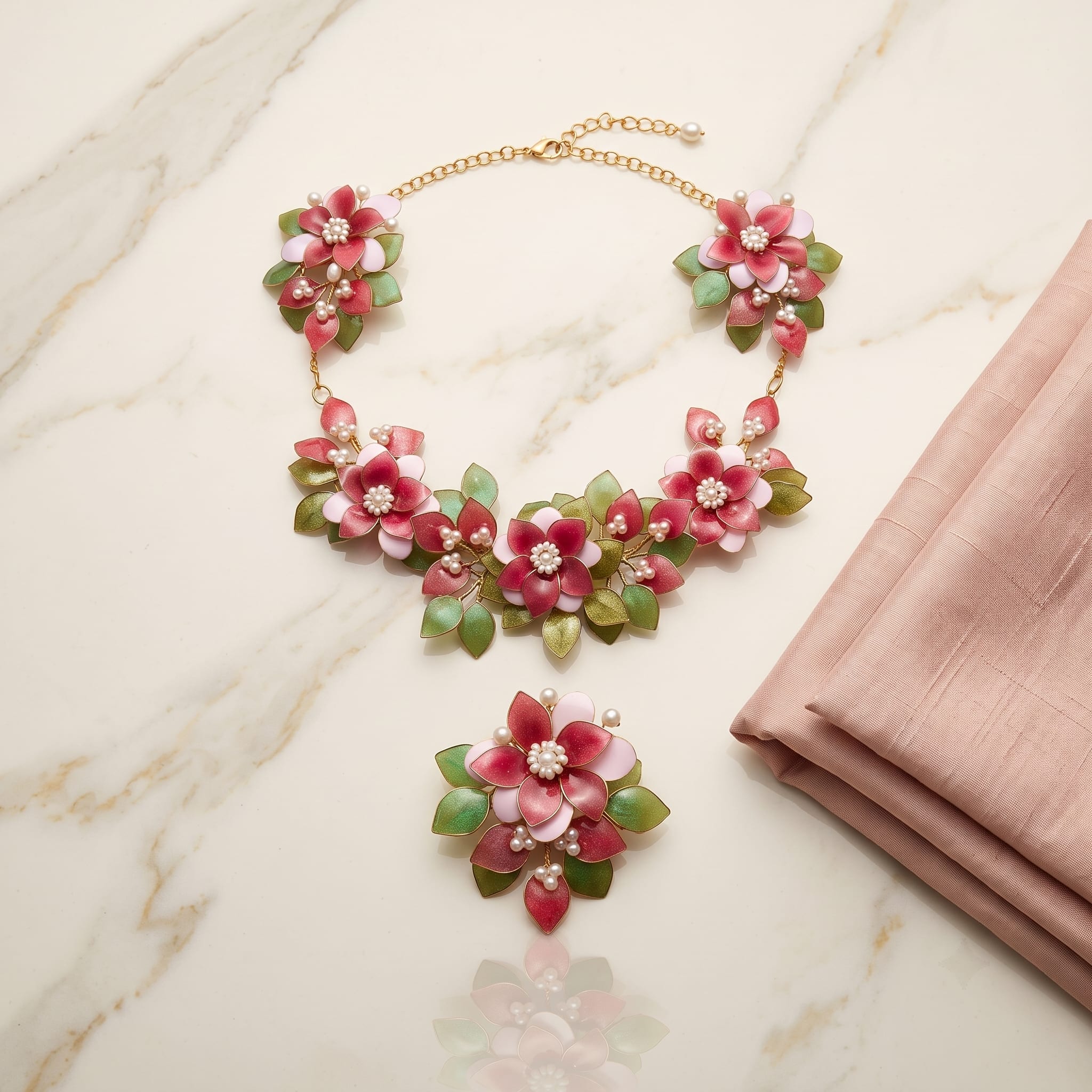 Rosy Bloom Set