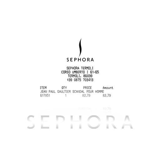 Sephora Thermal Paper