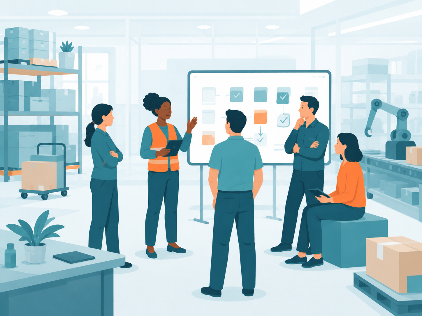 Staged approach illustration
