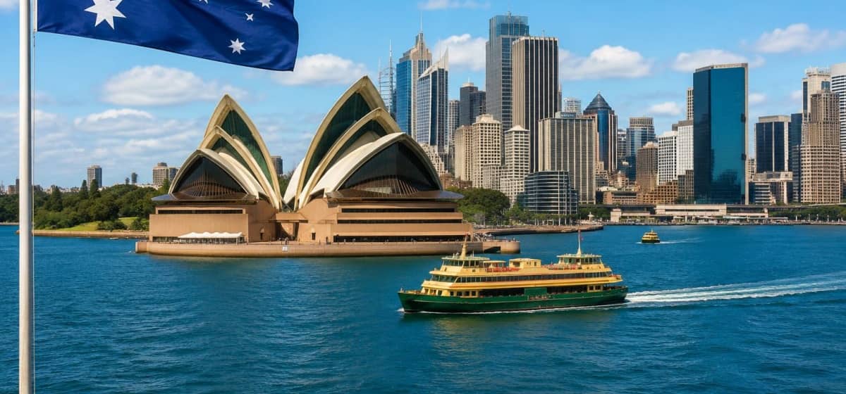 Scenic view in Australia