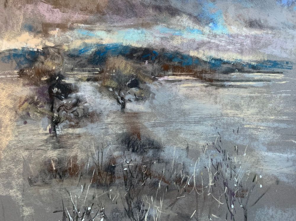 Worcester Floods Pastel on Pastel Mat 