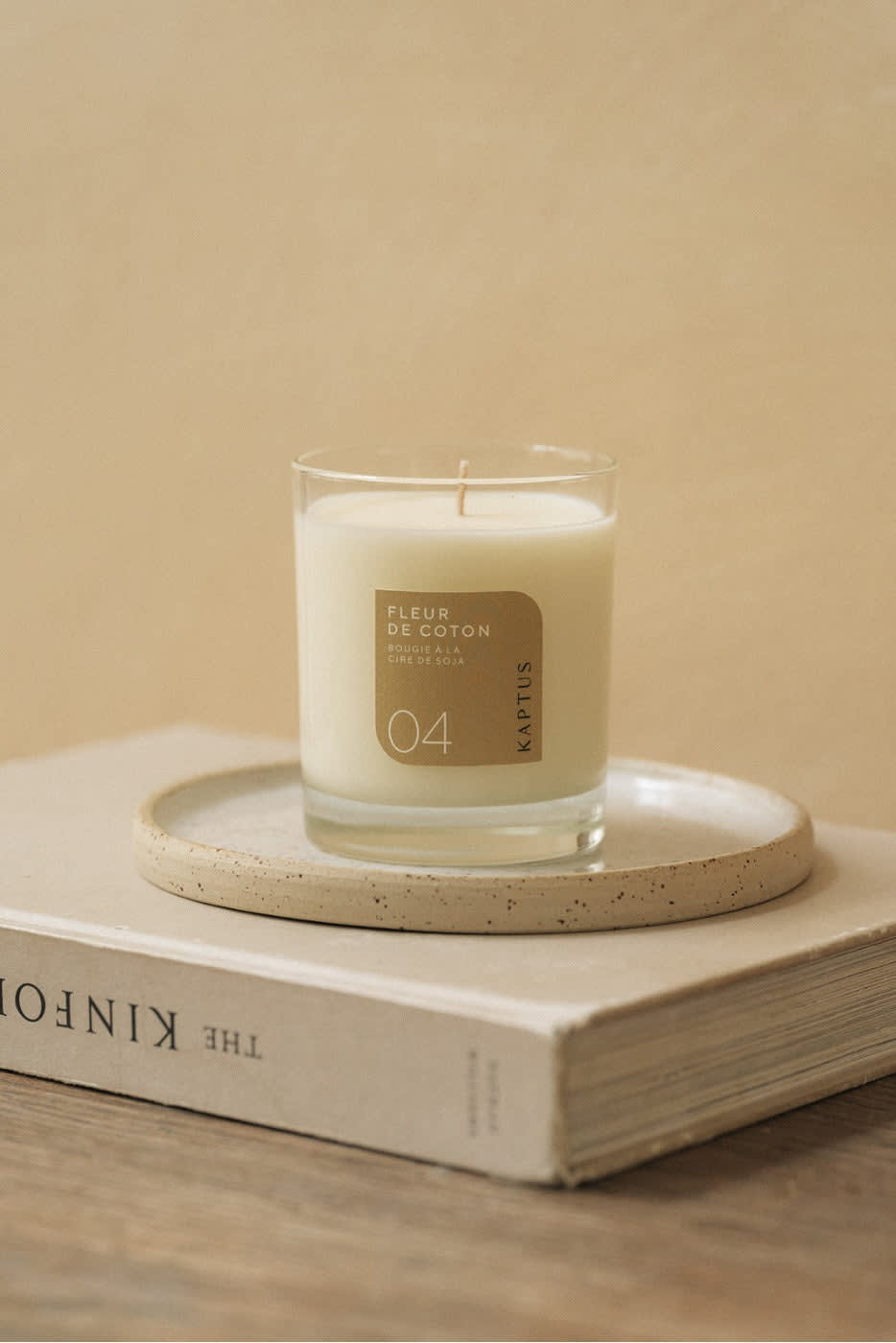 Cotton Flower Candle - 1