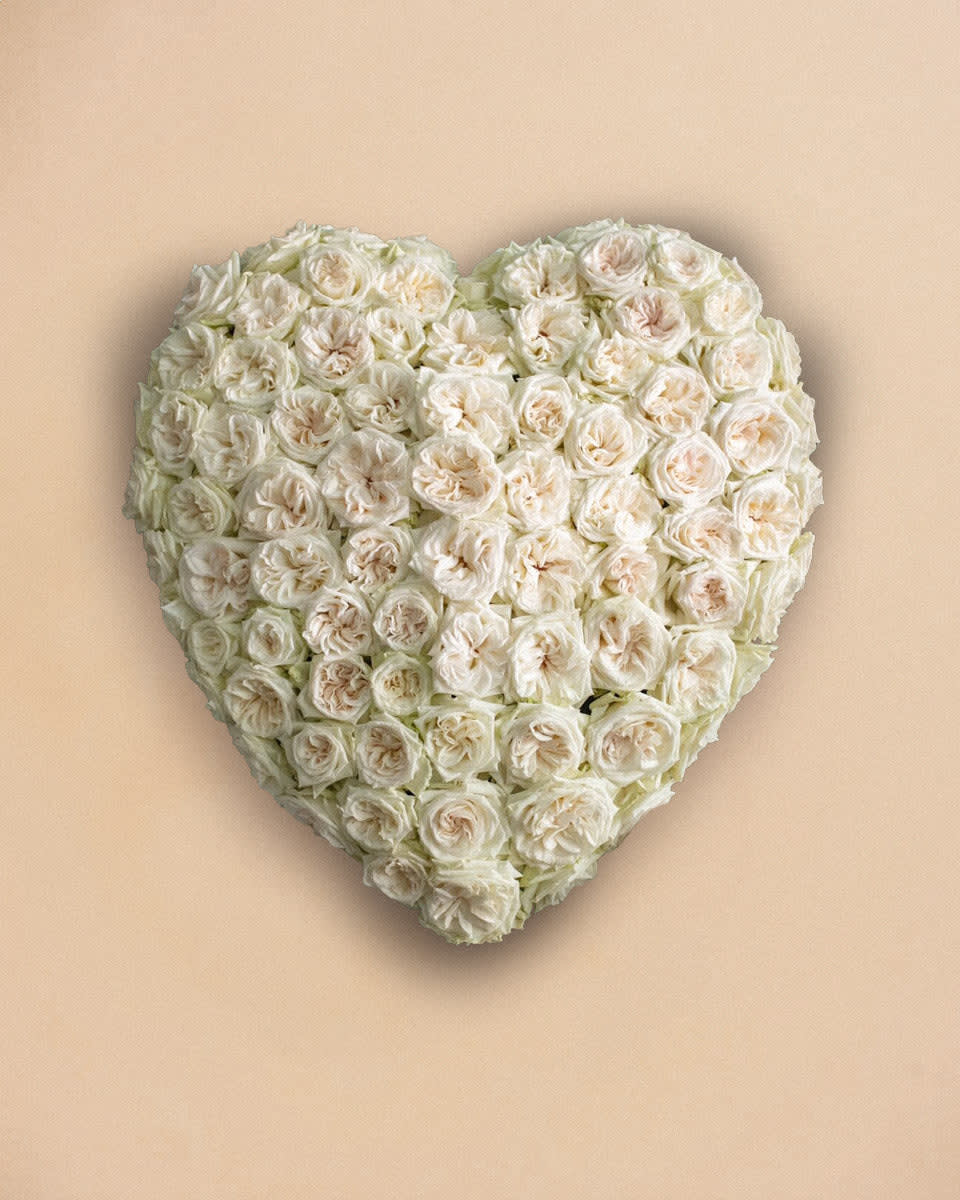 Funeral Heart of Roses
