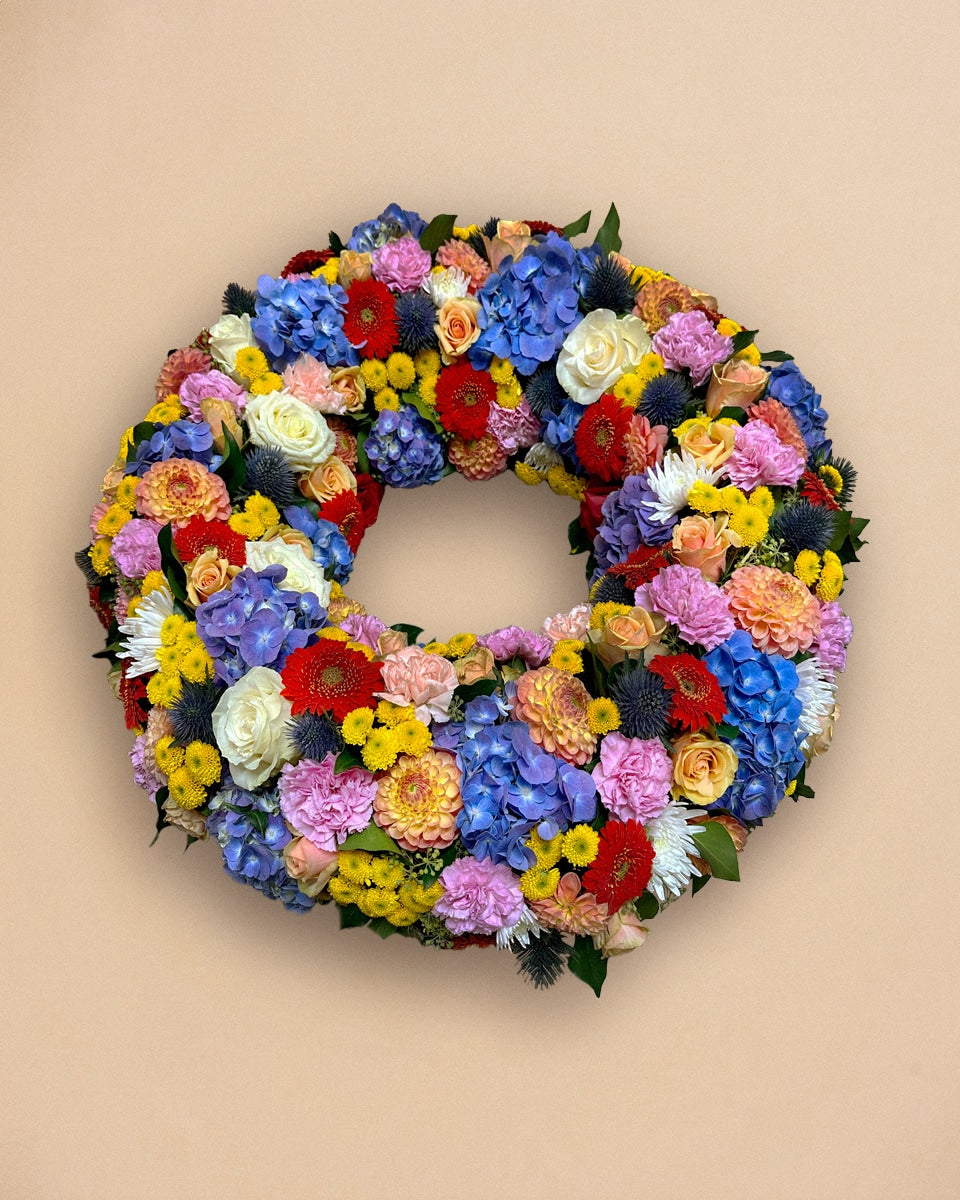 Couronne de deuil Prestige Multicolore