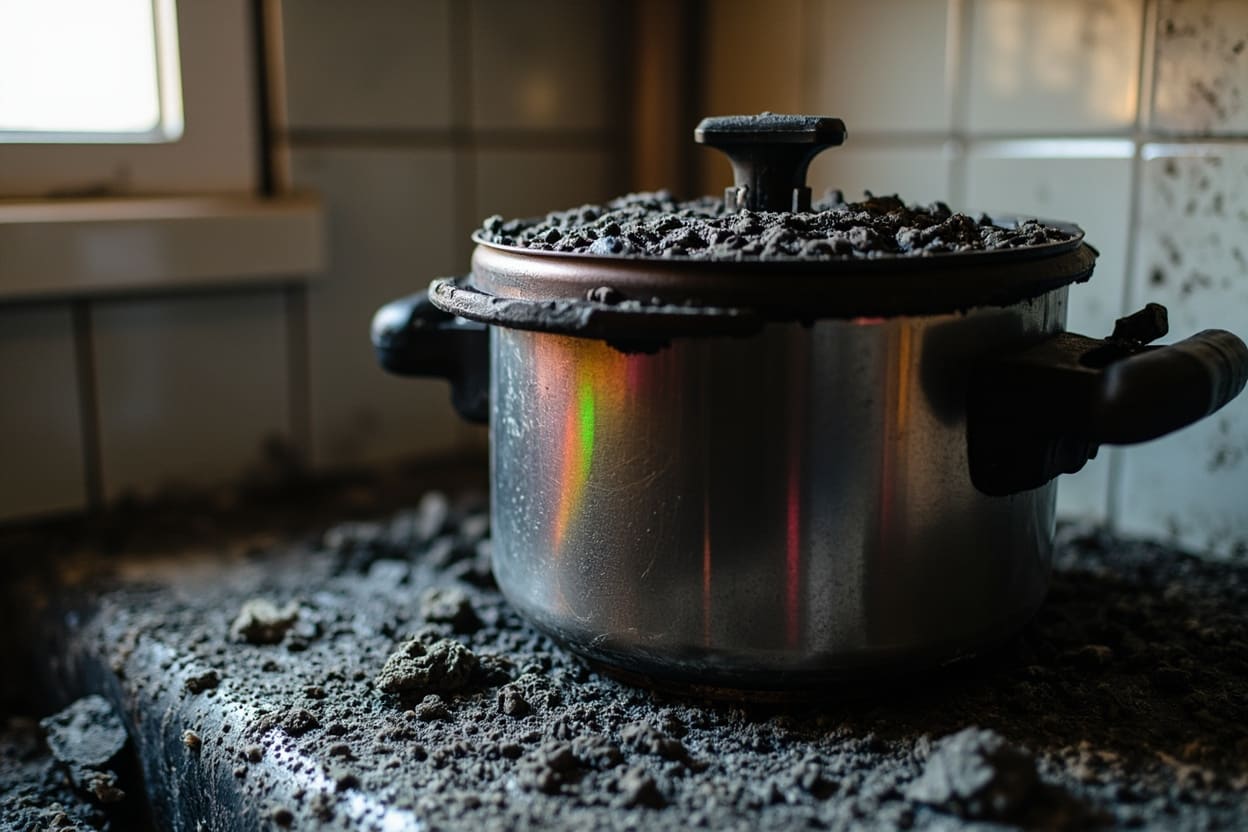 Panela de pressão esquecida causa incêndio em Regente Feijó