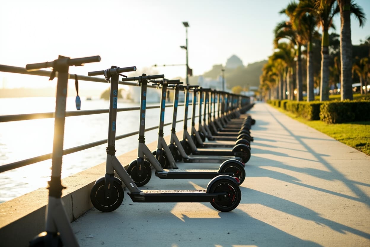Patinetes elétricos compartilhados começam a circular na orla da Pampulha em 19 de julho