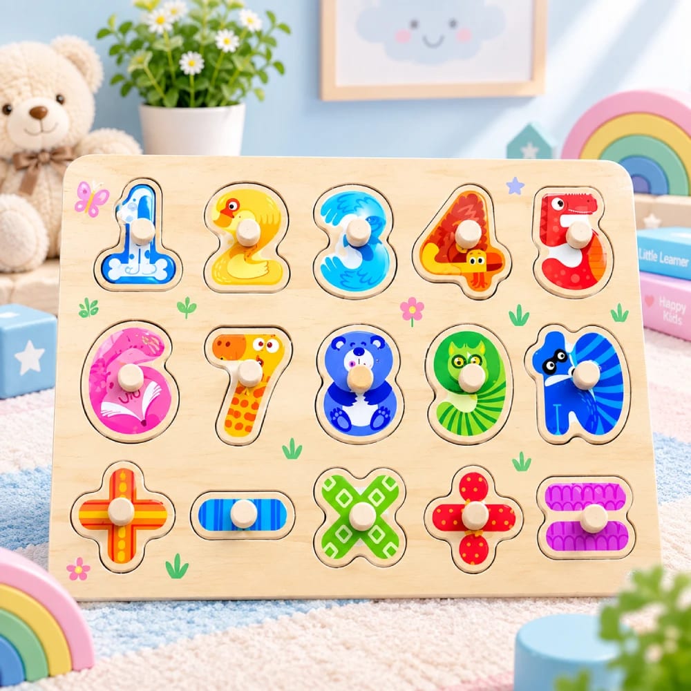 Educational Jigsaw Puzzle for Kids | Colorful Learning Puzzle | শিশুদের বুদ্ধি বিকাশের খেলনা thumbnail 2