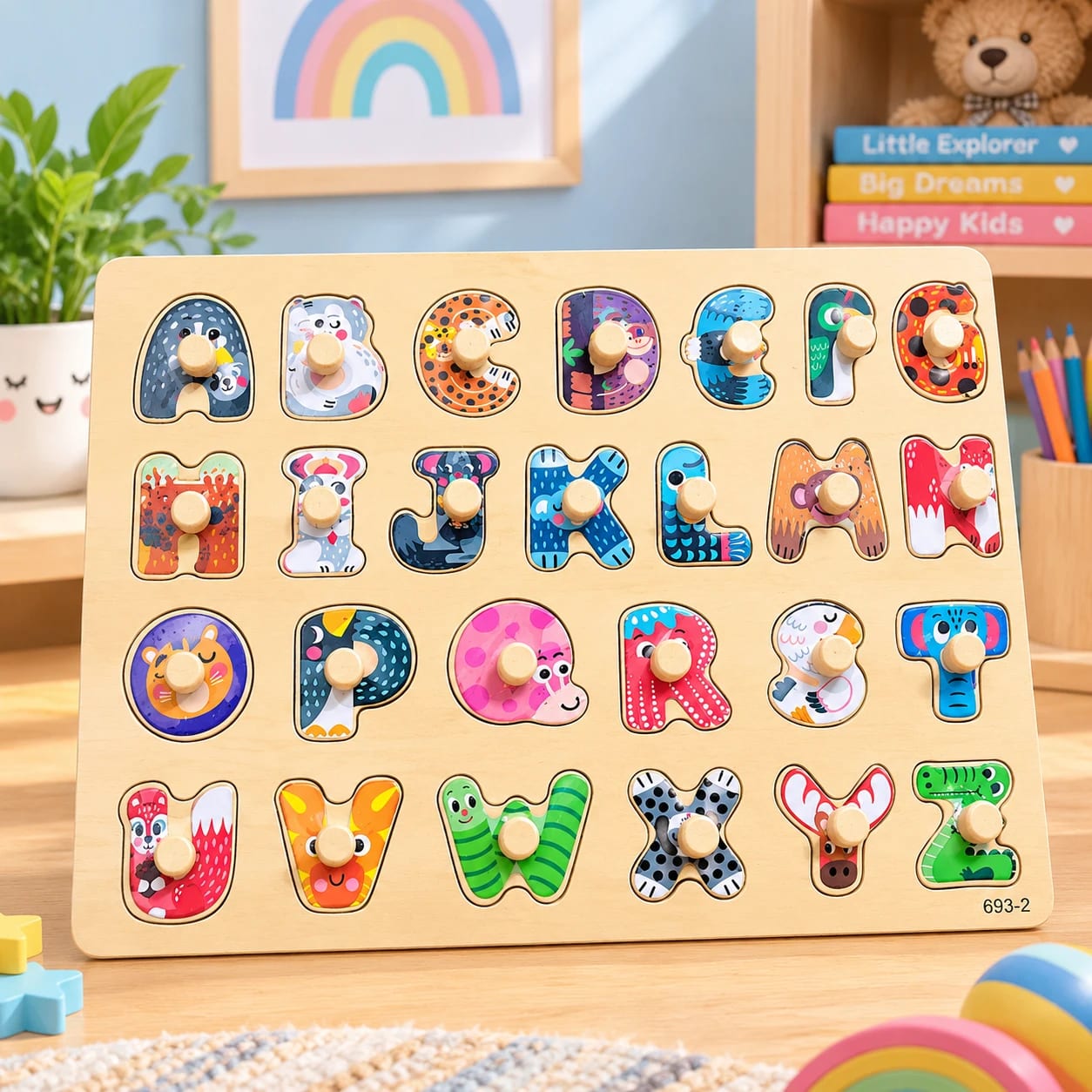 Educational Jigsaw Puzzle for Kids | Colorful Learning Puzzle | শিশুদের বুদ্ধি বিকাশের খেলনা thumbnail 9