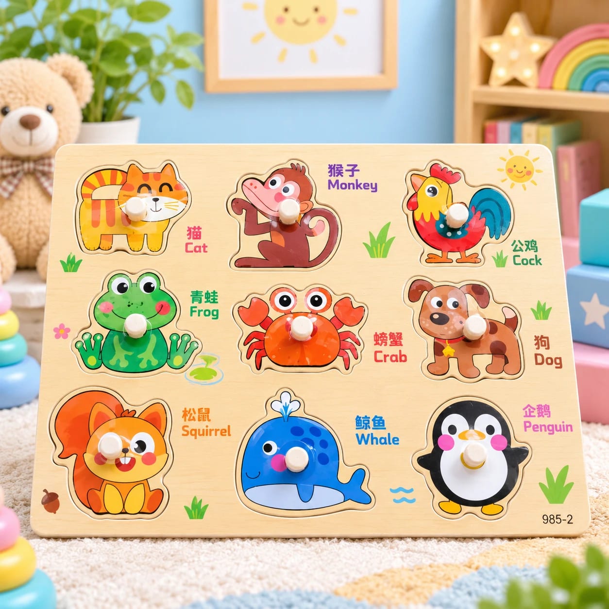 Educational Jigsaw Puzzle for Kids | Colorful Learning Puzzle | শিশুদের বুদ্ধি বিকাশের খেলনা thumbnail 6