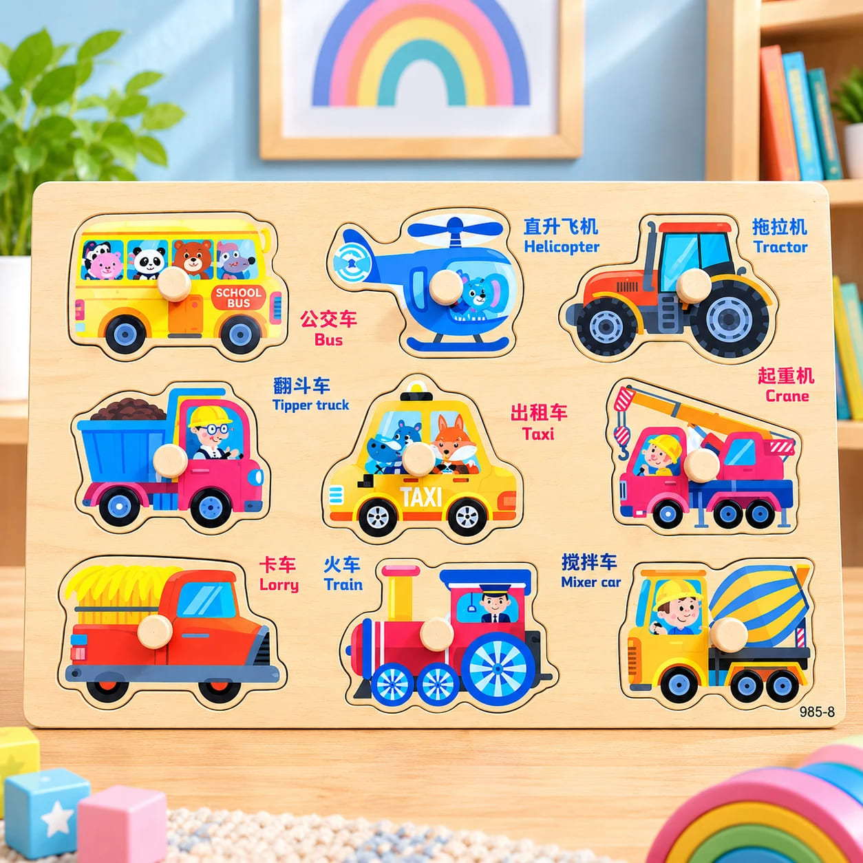 Educational Jigsaw Puzzle for Kids | Colorful Learning Puzzle | শিশুদের বুদ্ধি বিকাশের খেলনা thumbnail 10