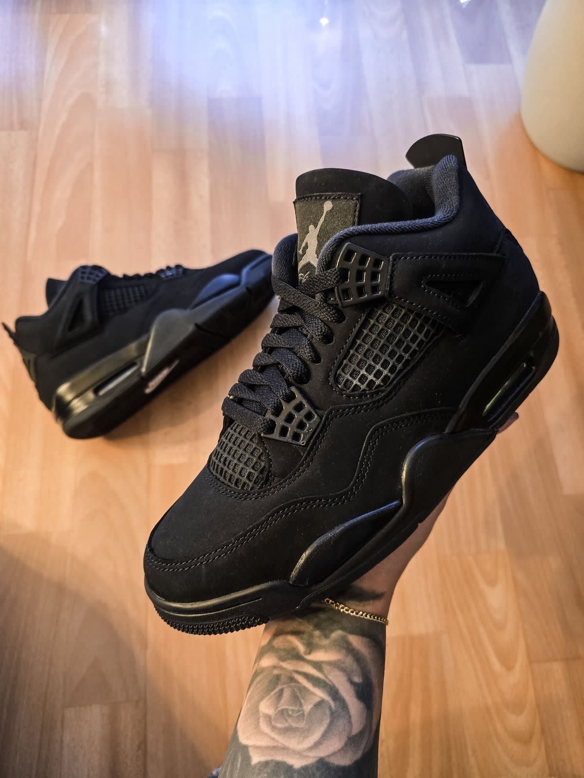 Air Jordan 4 Retro Black Cat – All Black Sneakers