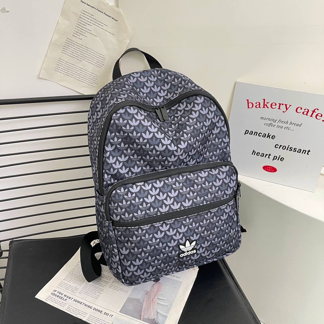 Adidas Allover Leaf Campus Backpack thumbnail 2