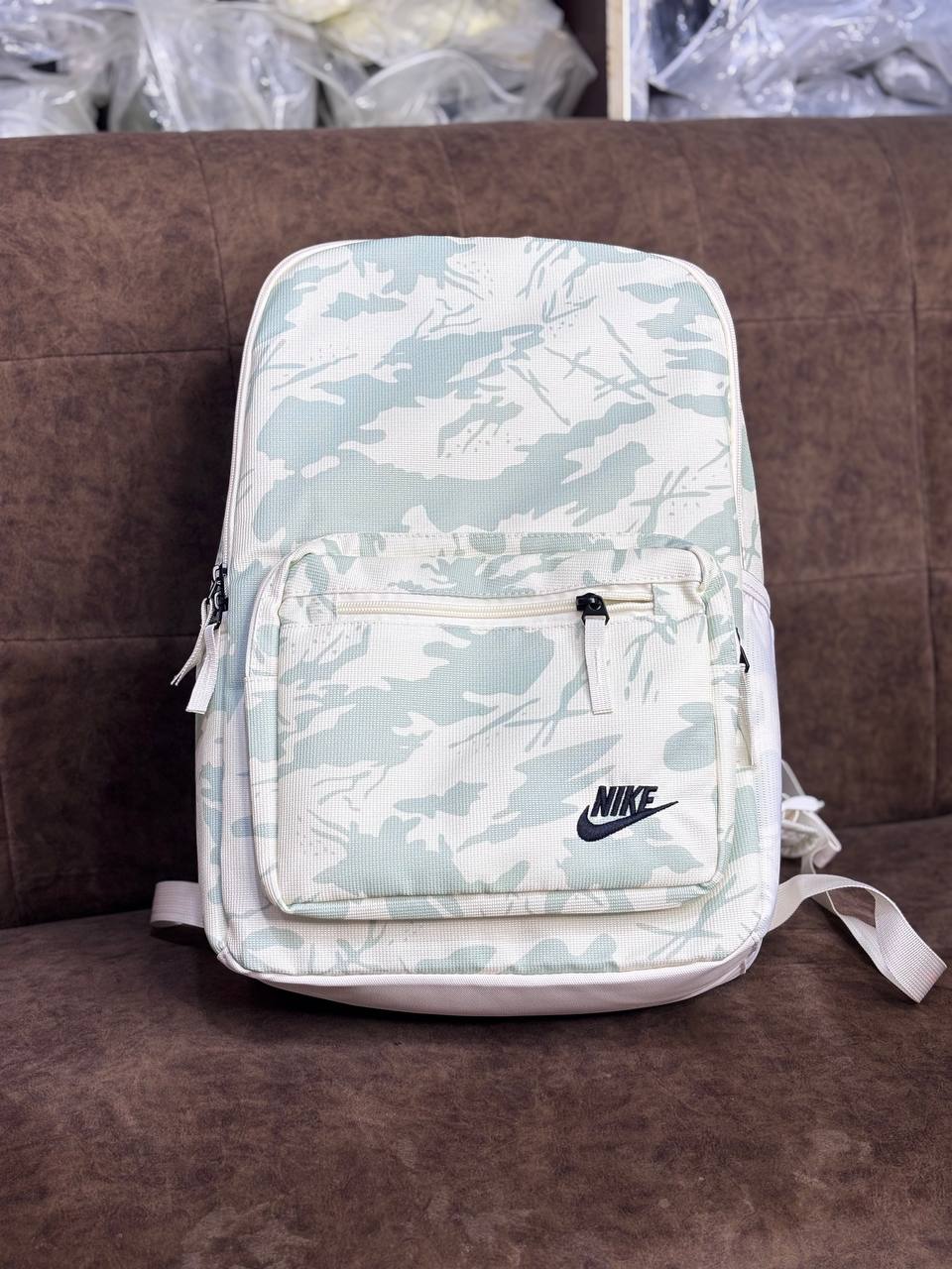 White Camo Campus Backpack