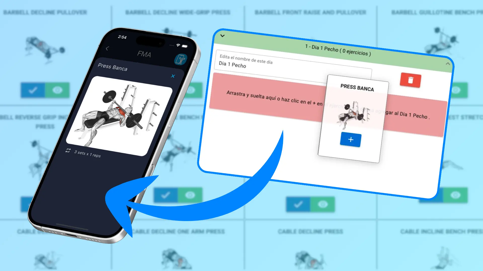Entregue rutinas en 60 segundos