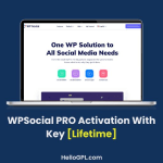WPSocial PRO Activation With Key [Lifetime]