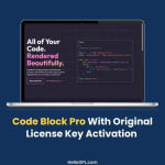 Code Block Pro With Original License Key Activation