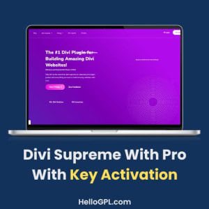 Divi Supreme With Pro With Key Activation