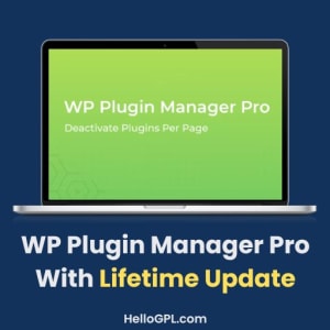 WP Plugin Manager Pro With Lifetime Update