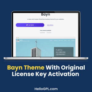 Bayn Theme With Original License Key Activation