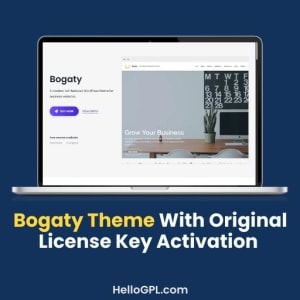 Bogaty Theme With Original License Key Activation