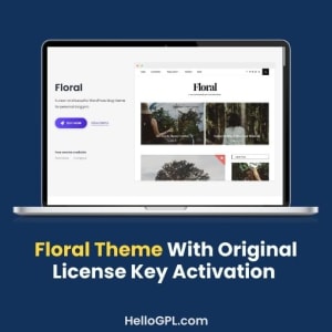 Floral Theme With Original License Key Activation