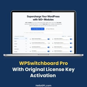 WPSwitchboard Pro With Original License Key