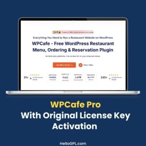 WPCafe Pro With Original License Key