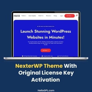 NexterWP Theme With Original License Key Activation