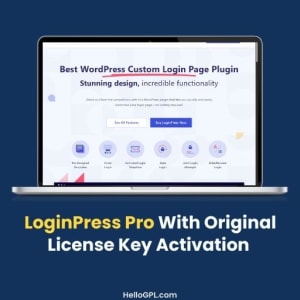 LoginPress Pro With Original License Key Activation