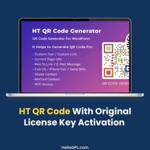 HT QR Code With Original License Key Activation