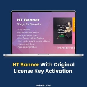 HT Banner With Original License Key Activation