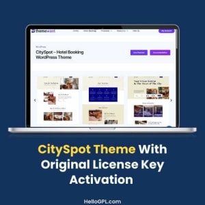 CitySpot Theme With Original License Key Activation
