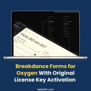 Breakdance Forms for Oxygen With Original License Key Activation