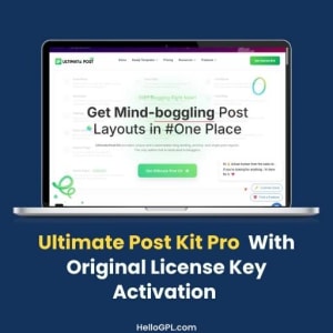 Ultimate Post Kit Pro With Original License Key Activation