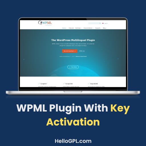 WPML Plugin Activation With Key (One Year Update)