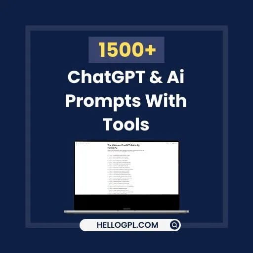 1500+ Prompts For ChatGPT & 200+ Ai Tools
