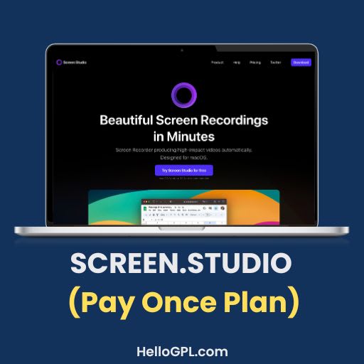 Screen.Studio License Key [Pay Once Plan]