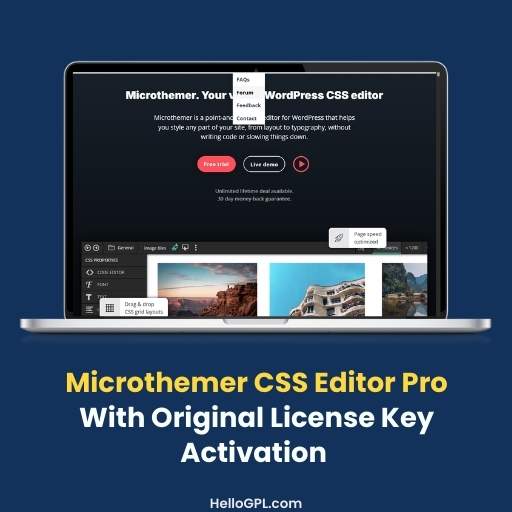 Microthemer CSS Editor Pro