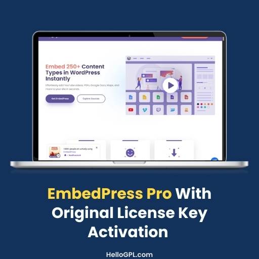 EmbedPress Pro With Original License Key Activation
