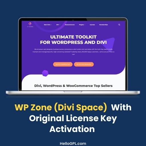 WP Zone (Divi Space) With Original License Key Activation