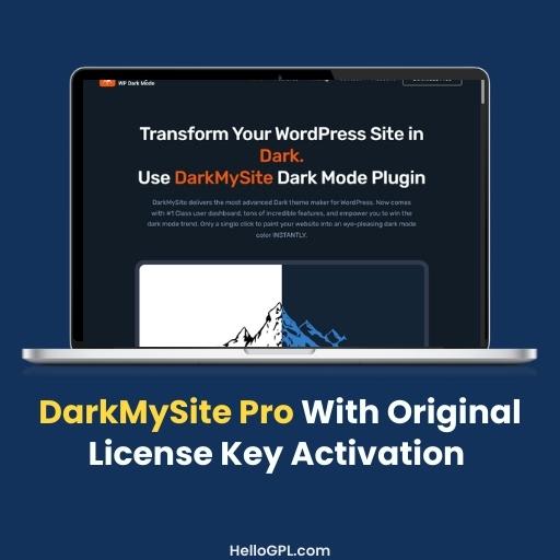 DarkMySite Pro With Original License Key Activation