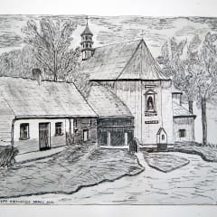 Pentekening - MRaes - 24x15 cm - 1984