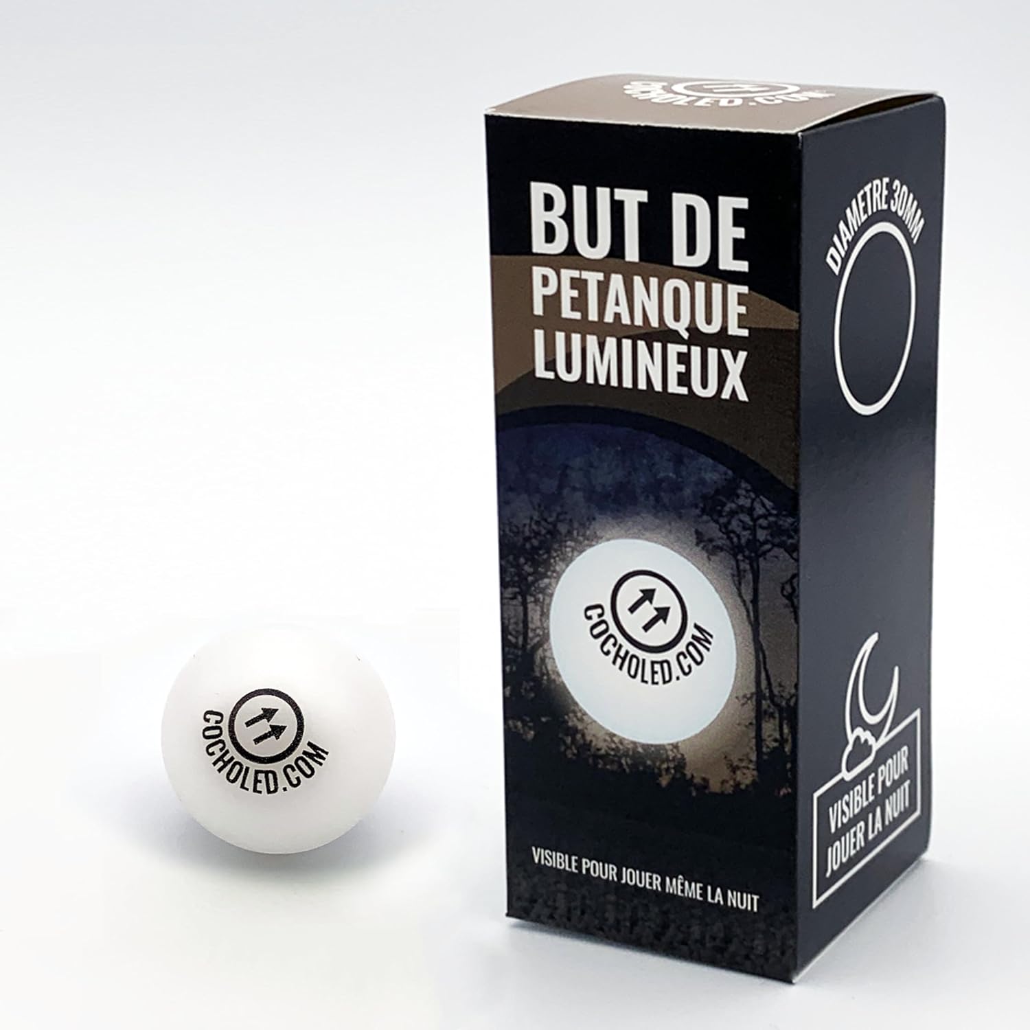 Cocholed Cochonnet Lumineux Petanque