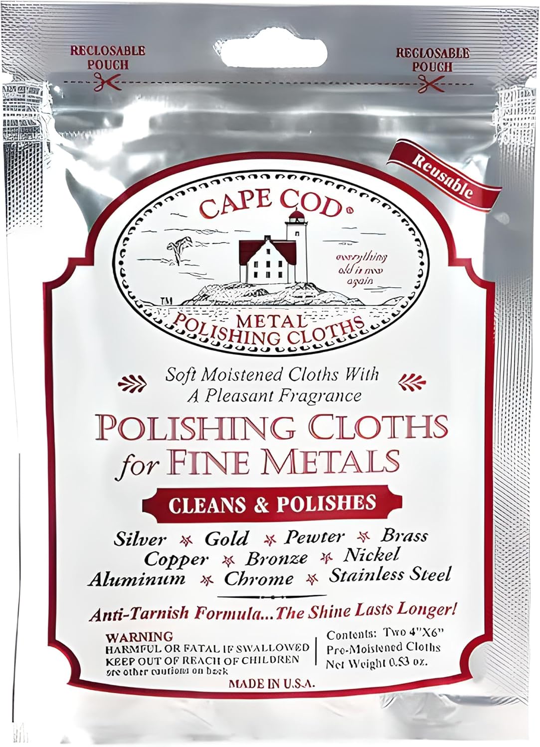 Cape Cod Lingettes De