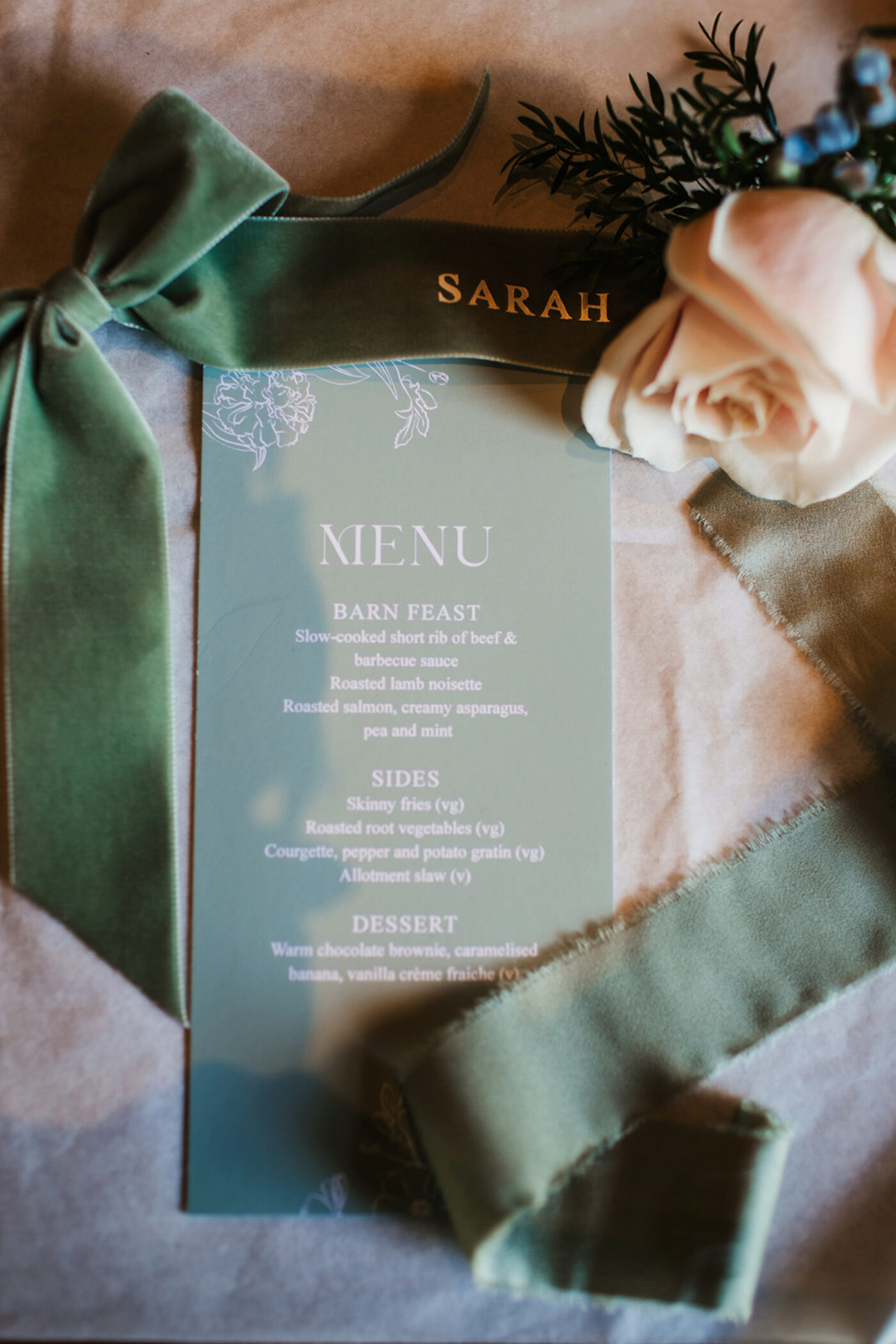 Sarah and Rob wedding