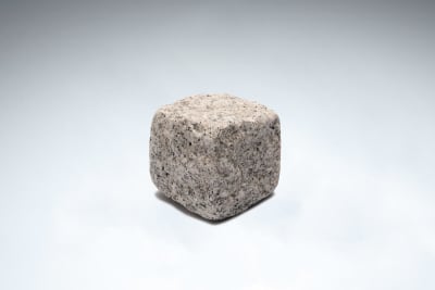 Light Grey Tumbled Granite Setts 80 x 80 x 80